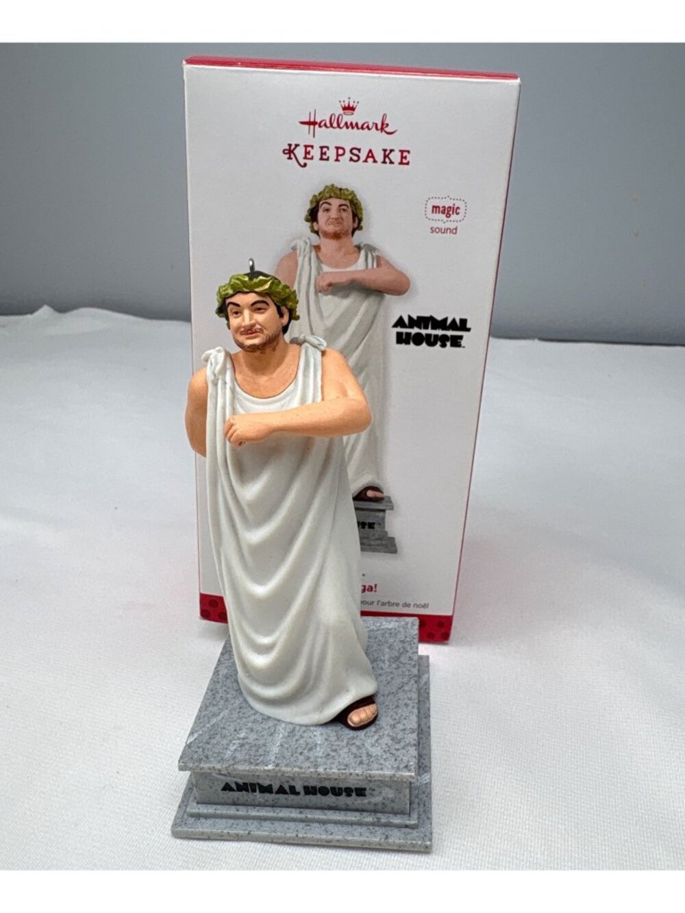 Hallmark Keepsake Ornament Animal House Toga! Toga! Toga! Magic Sound New 2023
